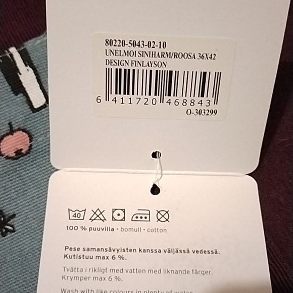 💜 NWT Moomin Blue/no Tote " Moomin mamma is dreaming" - Picture 7 of 7